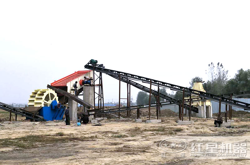 小型打沙機(jī)安裝現(xiàn)場(chǎng)圖